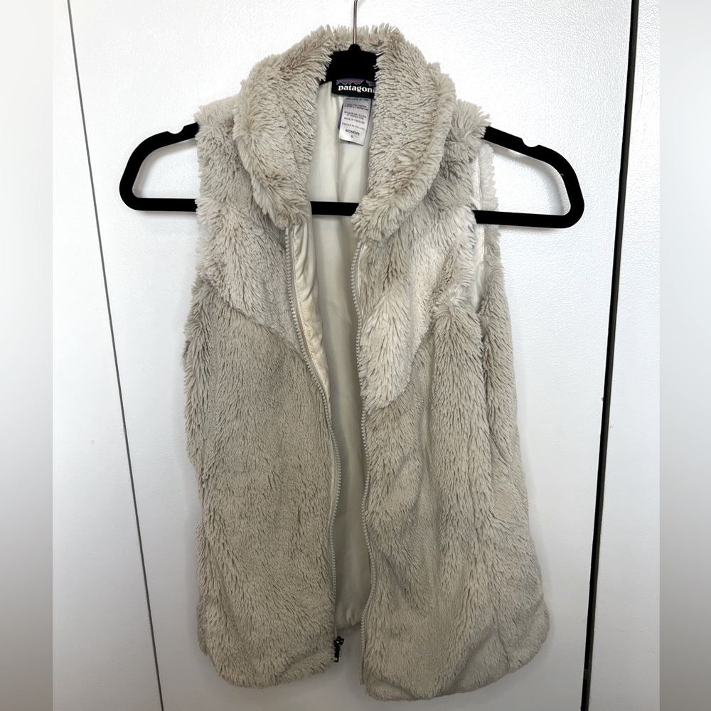 Patagonia Faux Fur Chevron Vest